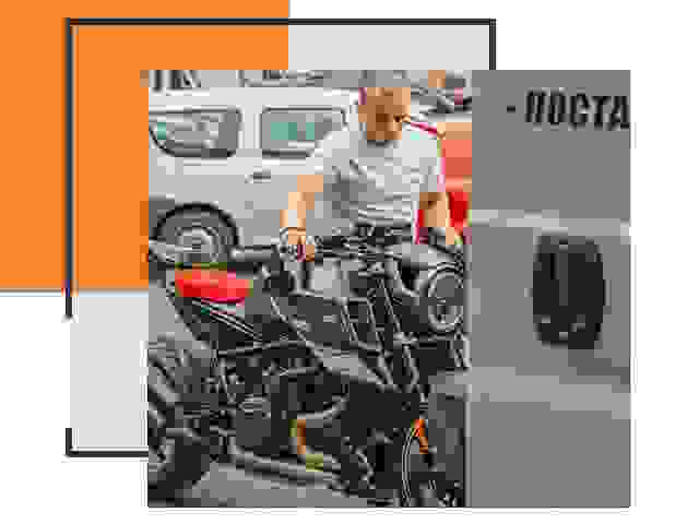 Перевозка мотоцикла по России - Услуги Перевозка-Люд